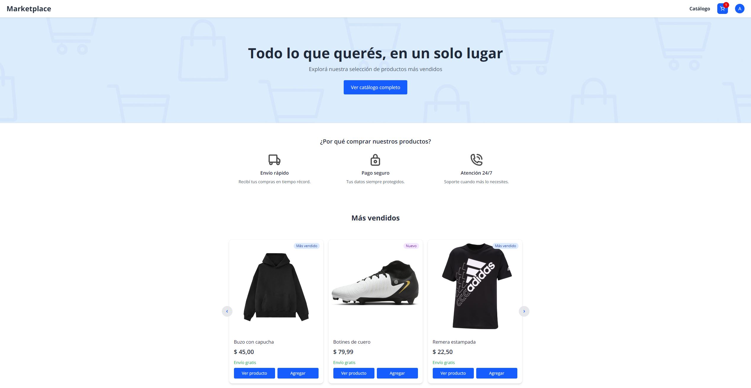 Marketplace preview